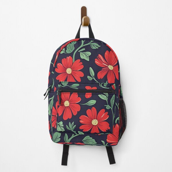 Item preview, Pretty Red Flower Pattern designed and sold by IslaKarisArt.