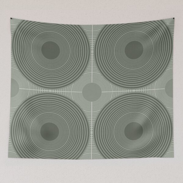 Item preview, Serene Boho Minimal Geometric Dusty Sage Pattern designed and sold by zephstudoartist.