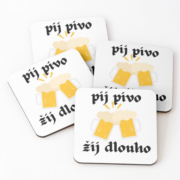 Item preview, pij pivo a žij dlouho - drink beer and live long  designed and sold by Demitek.