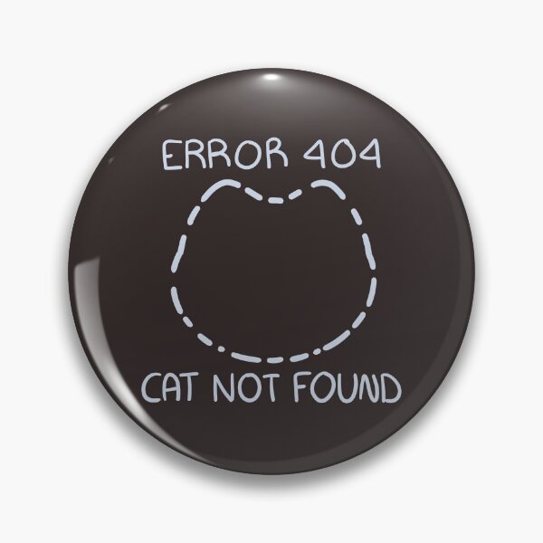 Item preview, Error 404 Gato Kawaii, Gato no encontrado designed and sold by Xiaolan's Art.
