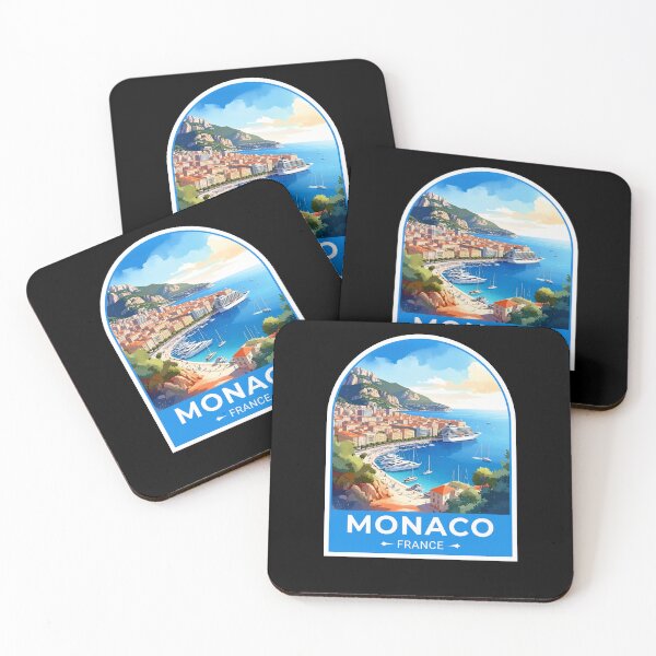 Item preview, Monaco City Travel France Sticker designed and sold by TulipaGraphics.