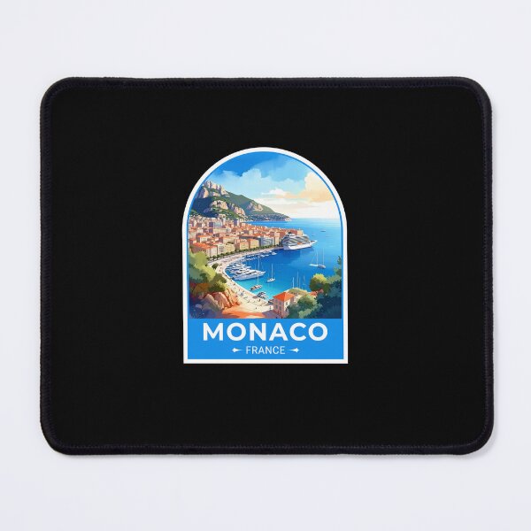 Item preview, Monaco City Travel France Sticker designed and sold by TulipaGraphics.