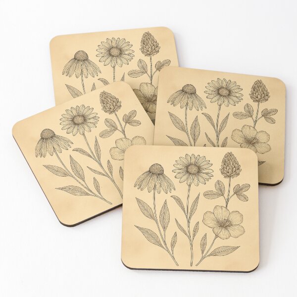Item preview, Whispers of Nature – Hand-Drawn Botanical Elegance designed and sold by SoftStyleStudio ⭐⭐⭐.