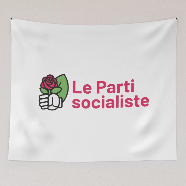 Item preview, Logo of Socialist Party France (French political party) designed and sold by Beluga Cat.