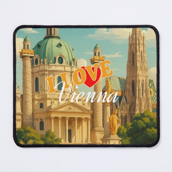 Item preview, Greetings from VIENNA | AUSTRIA - Modern Colorful City View designed and sold by Earth Celebration Designs.