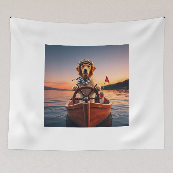 Item preview, Captain Labrador designed and sold by crazyartisAI.