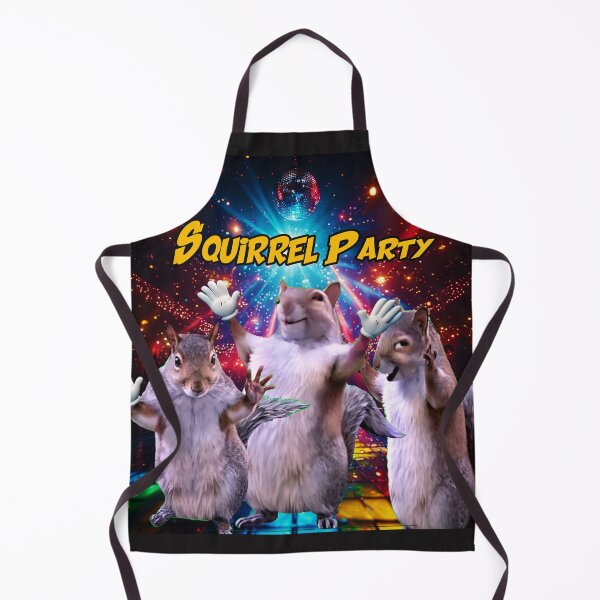 Item preview, squirrel party official tee shirt designed and sold by PSYCHOKITTY MERCH.
