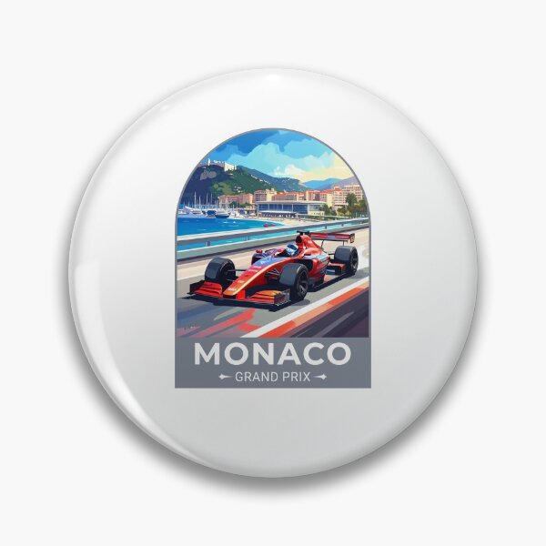 Item preview, Monaco City Grand Prix Sticker designed and sold by TulipaGraphics.