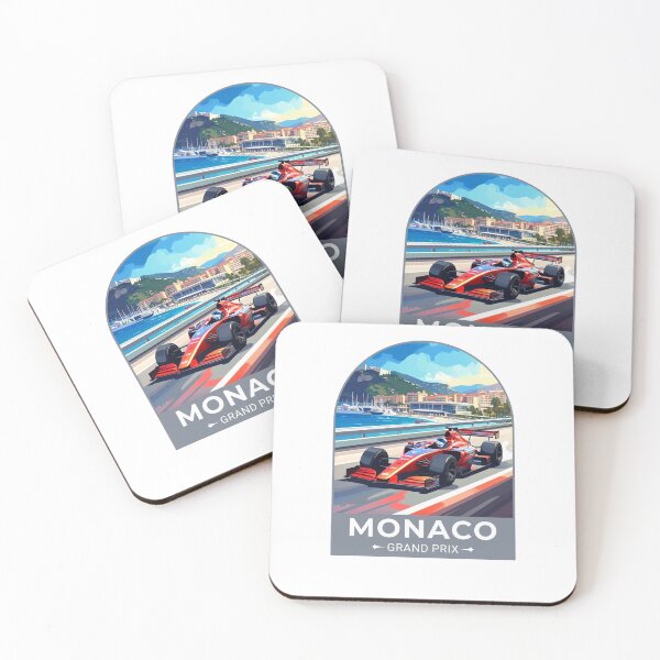 Item preview, Monaco City Grand Prix Sticker designed and sold by TulipaGraphics.