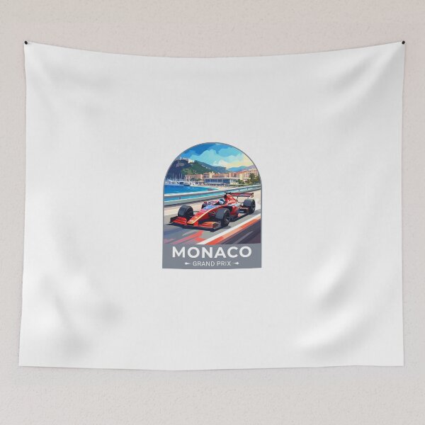 Item preview, Monaco City Grand Prix Sticker designed and sold by TulipaGraphics.