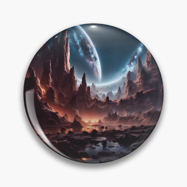 Item preview, Silent Moonscape – Dark Alien Fantasy World designed and sold by Marcu Ioachim.