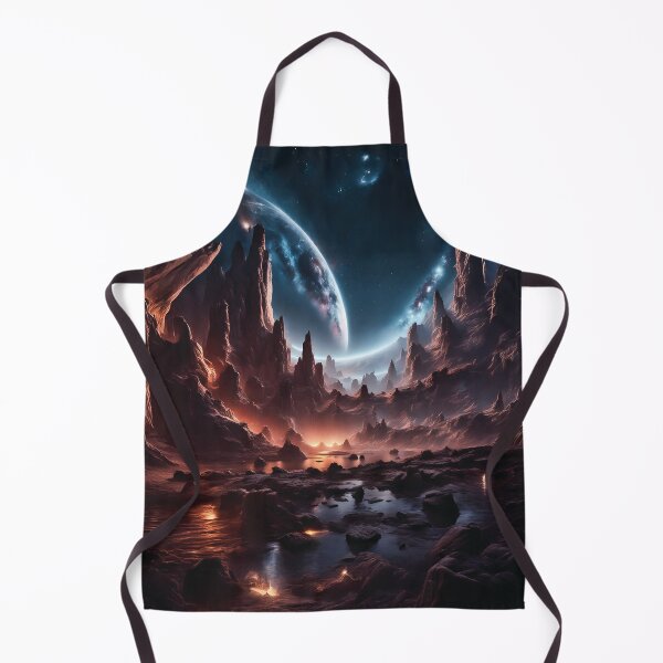 Item preview, Silent Moonscape – Dark Alien Fantasy World designed and sold by Marcu Ioachim.