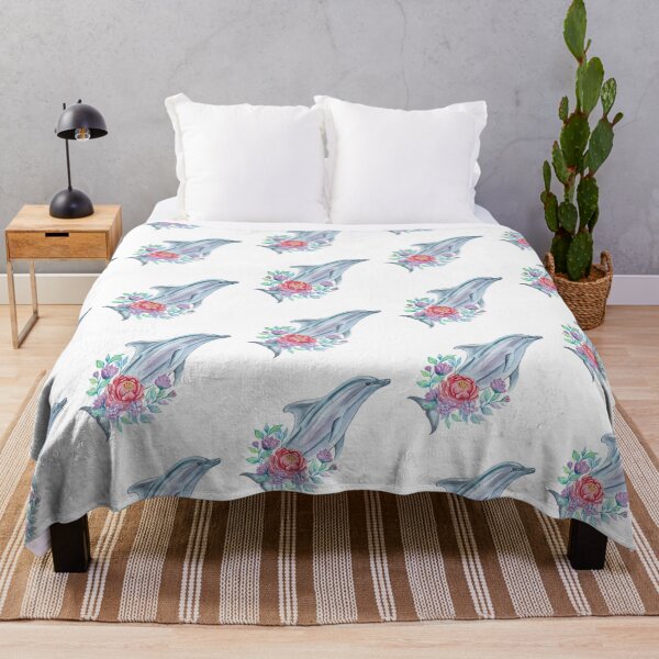 Item preview, Dolphin & Bloom designed and sold by Lubakeep-art.
