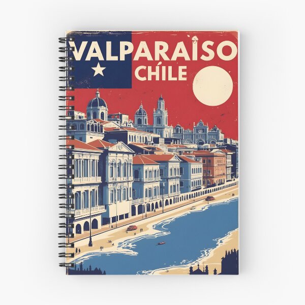 Item preview, Valparaíso Chile Vintage Travel Tourism designed and sold by TravelersGems.