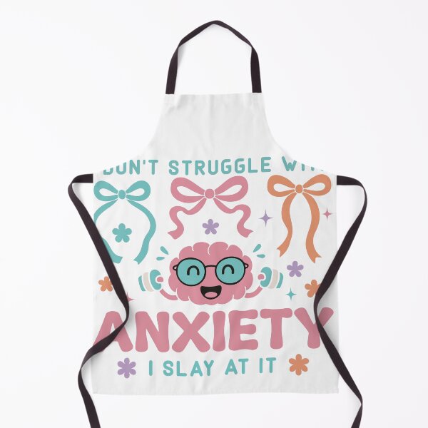 Item preview, I Don’t Struggle With Anxiety, I Slay at It – Funny Empowerment Quote designed and sold by artcultreone.