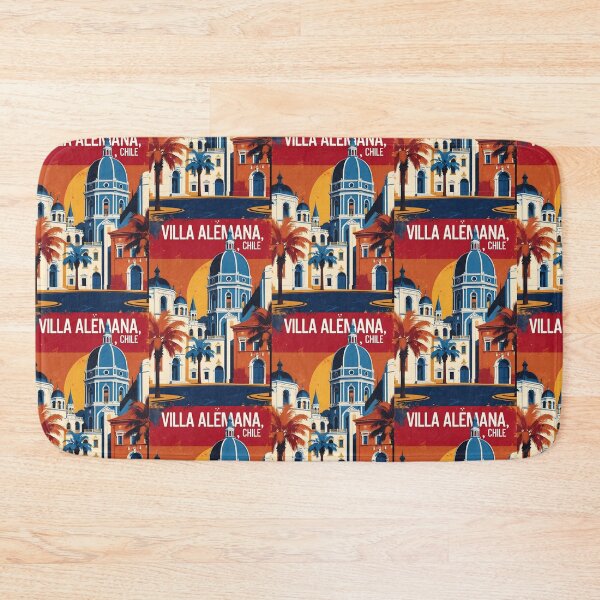 Item preview, Villa Alemana Chile Vintage Travel Tourism designed and sold by TravelersGems.