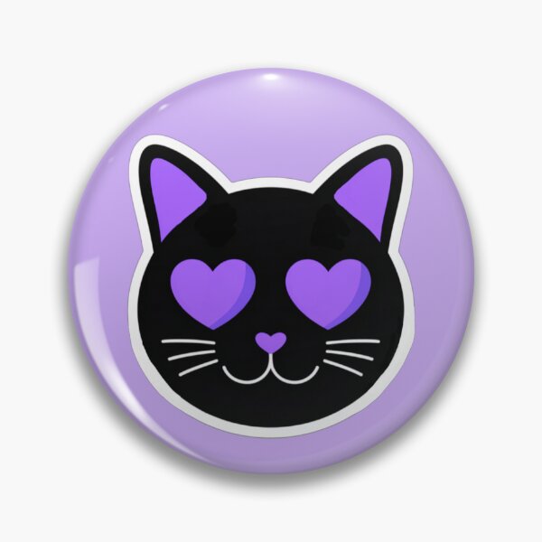 Item preview, Black Cat Heart Eyes Emoji designed and sold by MannyShop.