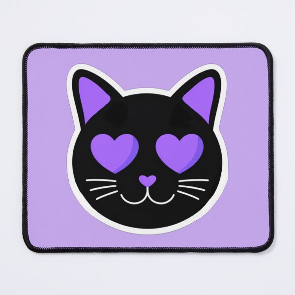 Item preview, Black Cat Heart Eyes Emoji designed and sold by MannyShop.