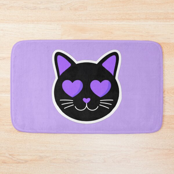 Item preview, Black Cat Heart Eyes Emoji designed and sold by MannyShop.