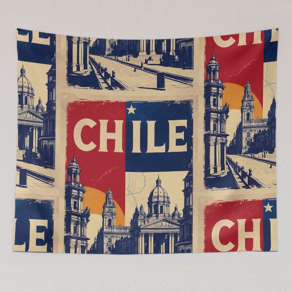 Item preview, Chile Vintage Travel Tourism designed and sold by TravelersGems.