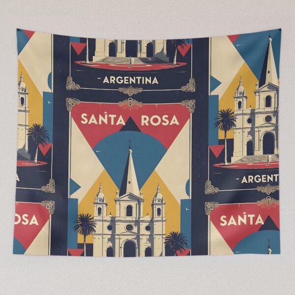 Item preview, Santa Rosa Argentina Vintage Travel Tourism designed and sold by TravelersGems.
