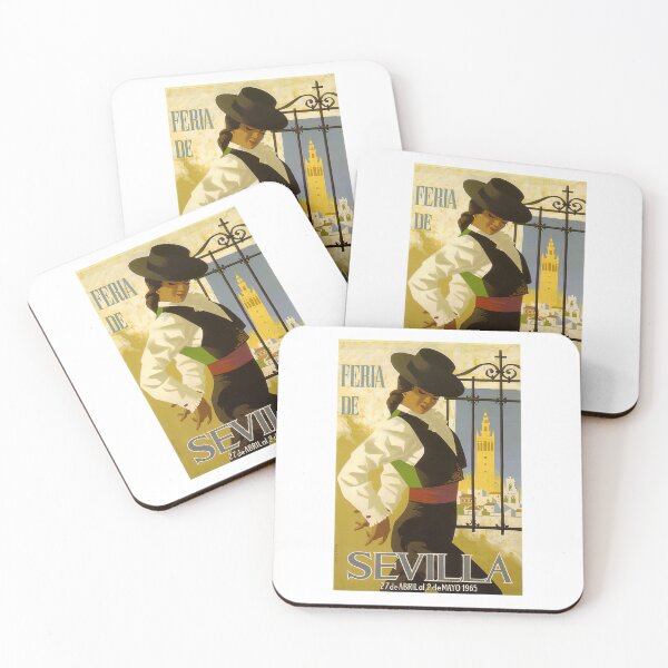 Item preview,  Vintage Seville April Fair Spring Festival  Poster designed and sold by TeeARTHY.