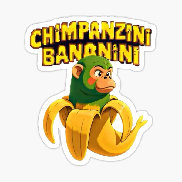 Item preview, Chimpanzee Bananini designed and sold by frenchfries16.