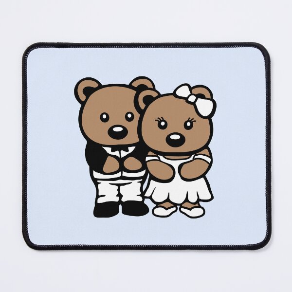 Item preview, 2 Bears Wedding Bride Groom Couple Husband Marriage Wife  designed and sold by shirt-o-mat.
