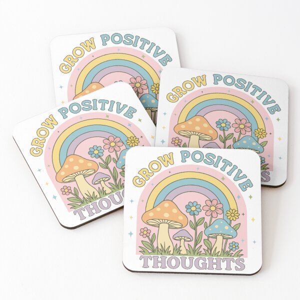 Item preview, Grow Positive Thoughts – Inspirational Floral Mental Health Design designed and sold by artcultreone.