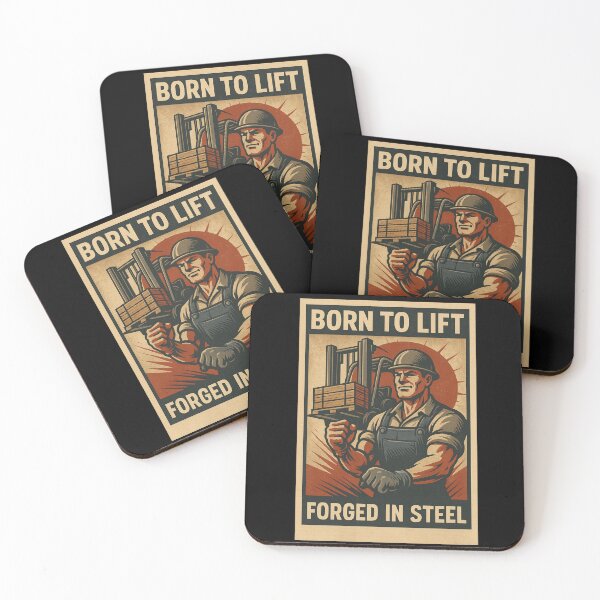 Item preview, Born to Lift – Forged in Steel Vintage  designed and sold by RetroNibylander.