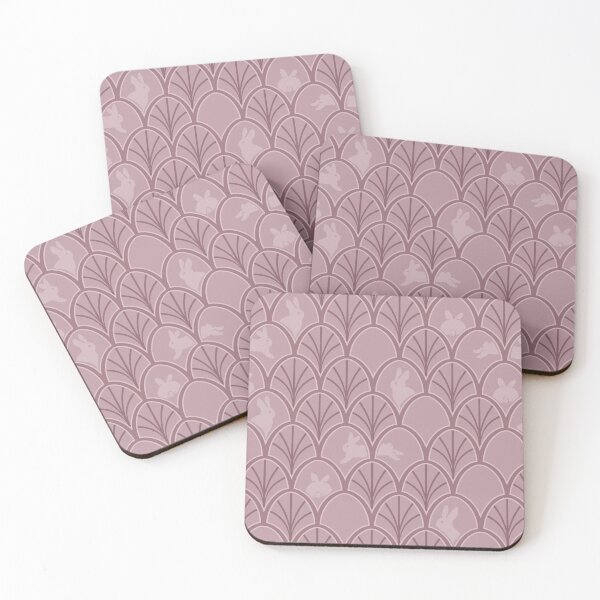 Item preview, Art Deco Rabbits - Pink Lemonade designed and sold by Sofia Marja.