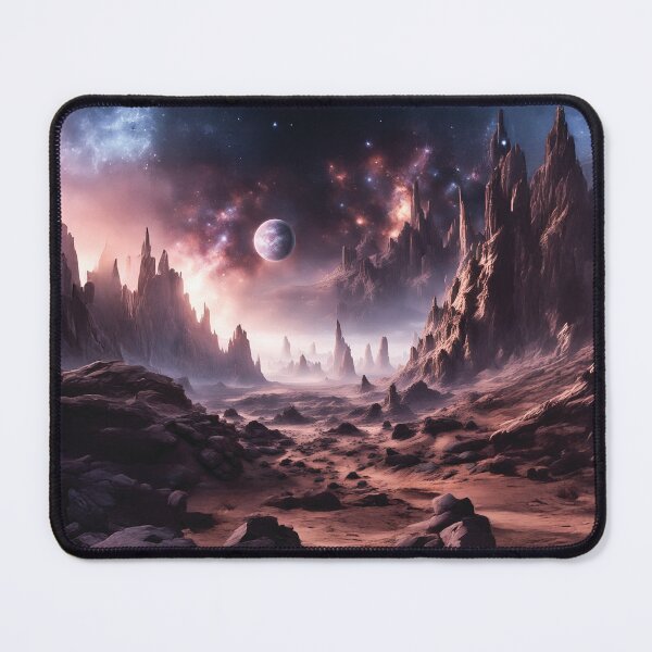 Item preview, Jagged Peaks of Zeta Prime – Alien World Fantasy designed and sold by Marcu Ioachim.