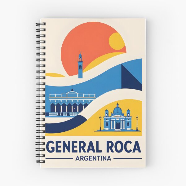 Item preview, General Roca Argentina Vintage Travel Turismo designed and sold by TravelersGems.