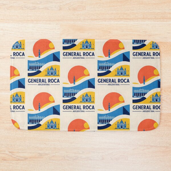 Item preview, General Roca Argentina Vintage Travel Turismo designed and sold by TravelersGems.