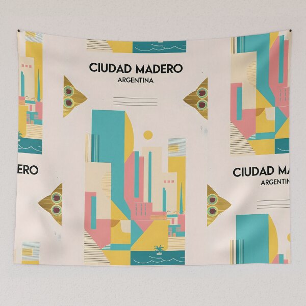 Item preview, Ciudad Madero Argentina Vintage Travel Tourism 2 designed and sold by TravelersGems.