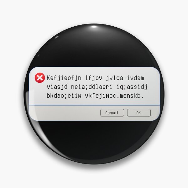 Item preview, UNEXPECTED ERROR:  complete gibberish nonsense - funny computer signs designed and sold by DesignsFromTW-S.