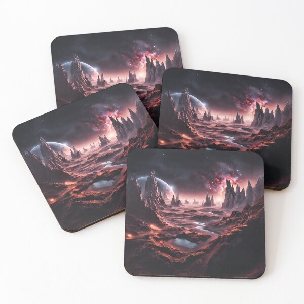 Item preview, Red Rift – Cosmic Alien Canyon designed and sold by Marcu Ioachim.