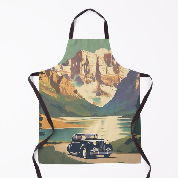 Item preview, retro traveling scene designed and sold by RisingWolfStudio.