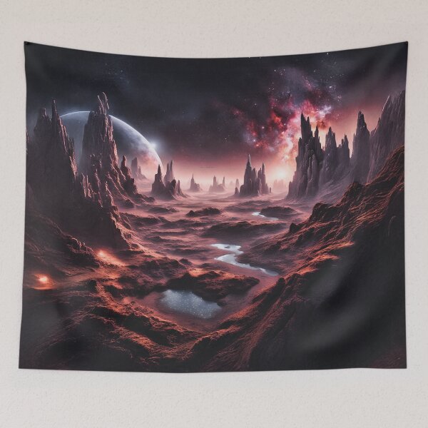 Item preview, Red Rift – Cosmic Alien Canyon designed and sold by Marcu Ioachim.