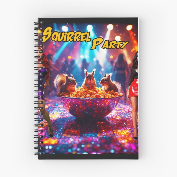 Item preview, SQUIRREL PARTY   PARTY MIX designed and sold by PSYCHOKITTY MERCH.