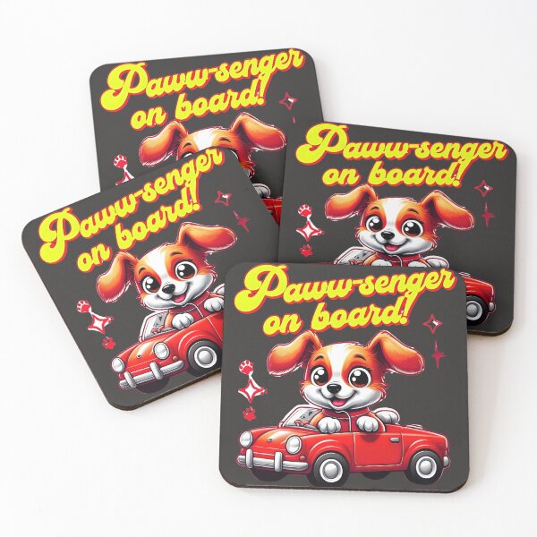 Item preview, Paww-senger On Board Dog Sticker – Sticker designed and sold by GiftLore Studio.