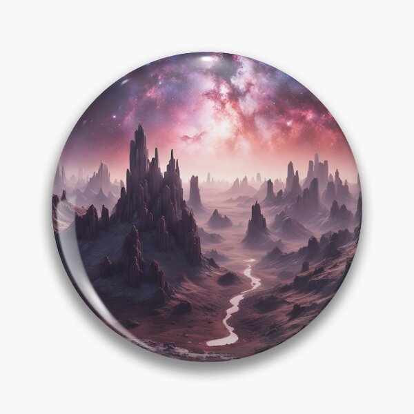 Item preview, Twilight Peaks – Galaxy Mountain Planet designed and sold by Marcu Ioachim.