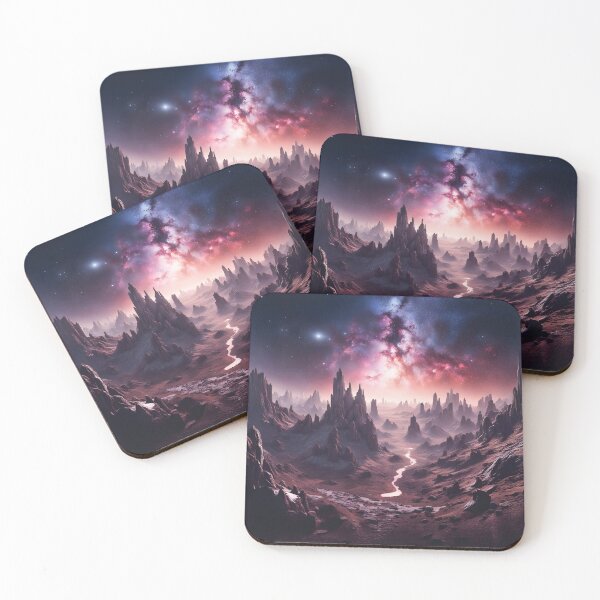 Item preview, Twilight Peaks – Galaxy Mountain Planet designed and sold by Marcu Ioachim.