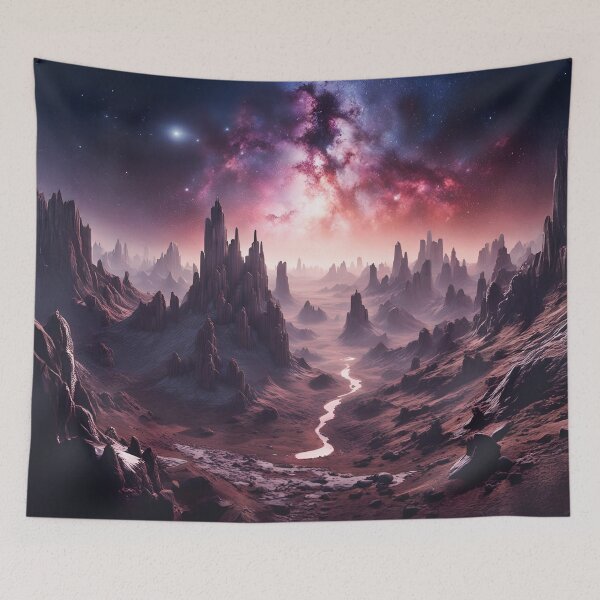 Item preview, Twilight Peaks – Galaxy Mountain Planet designed and sold by Marcu Ioachim.