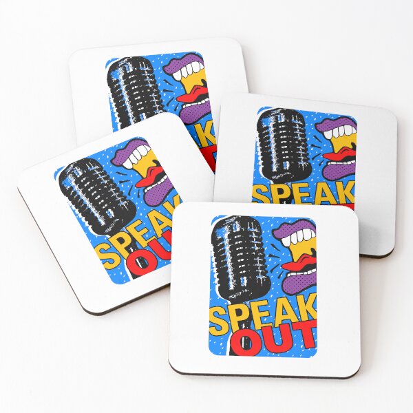 Item preview, Speak Out activist art design designed and sold by Parachute425.