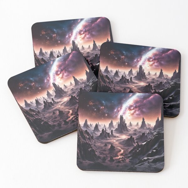 Item preview, Crimson Ridge – Sci-Fi Wilderness Art designed and sold by Marcu Ioachim.