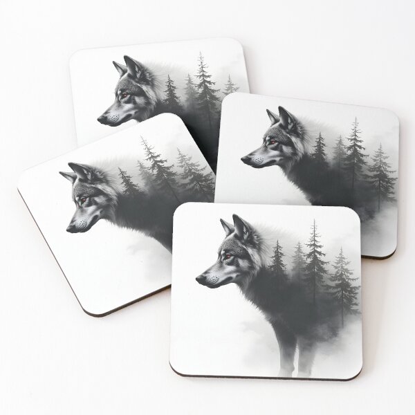Item preview, Wolf 4 designed and sold by sage-and-se7en.