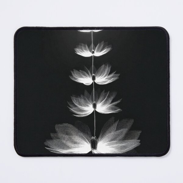 Item preview, Minimalist Sequence Black and White Lotus Flowers designed and sold by scicilysimonee.