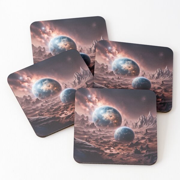 Item preview, Blue Moons Horizon – Cosmic Dreamscape designed and sold by Marcu Ioachim.