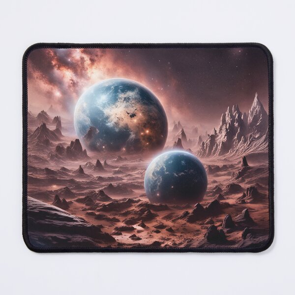 Item preview, Blue Moons Horizon – Cosmic Dreamscape designed and sold by Marcu Ioachim.